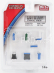 American diorama Figures Mechanic Tool Set 1:64 2 Tóny Modré