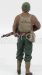 American diorama Figures Soldato Americano Con Fucile - Usa Soldier Ii With Rifle Gun 1:18 Zelená Hnědá