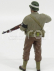 American diorama Figures Soldato Poliziotto Militare Con Fucile - Miltary Police Soldier Iv With Rifle Gun 1:18 Zelená Hnědá