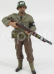 American diorama Figures Soldato Poliziotto Militare Con Fucile - Miltary Police Soldier Iv With Rifle Gun 1:18 Zelená Hnědá