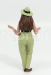 American diorama Figures Tanya - Woman Hanging Out Ii 1:18 Zelená Černá