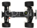 RC auto Arrma Vorteks Mega 550 1:10 RTR, fialová