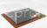 Atlantic Vetrina display box Diorama Base Pista - Racetrack Base - Lungh.lenght Cm 42.5 X Largh.width Cm 31.3 X Alt.height Cm 12.5 (altezza Interna Cm 11.3) 1:18 Plastový Displej