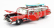 Autoworld Cadillac Eldorado Ambulance With Shark Graphics An Surfboards 1959 1:18 Červená Bílá