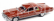 Autoworld Cadillac Eldorado Firethorn 1975 1:64 Tmavě Červená