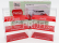 Autoworld Vetrina display box Set 6x Base Rossa - Coca-cola 1:64, červená