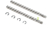 Axial pístnice tlumiče M3x51.5mm (2): Capra 1.9 UTB, SCX10IIIBC