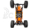 RC auto Axial RBX10 Ryft 4WD 1:10 RTR, oranžová