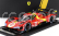 Bbr-models Ferrari 499p 3.0l Turbo V6 Team Ferrari Af Corse N 51 Winner 24h Le Mans 2023 Alessandro Pier Guidi - James Calado - Antonio Giovinazzi - Con Vetrina - With Showcase 1:12 Červená Žlutá Černá