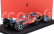Bbr-models Ferrari F1  Sf-24 Team Scuderia Ferrari N 55 5th Miami Gp 2024 Carlos Sainz - Con Vetrina - With Showcase 1:18 Červená Světle Modrá