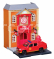 Bburago Accessories Diorama - Set Fire Station With Volkswagen Amarok Pick-up 2009 1:43 Red