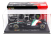 Bburago Alfa romeo F1  C43 Team Stake N 24 Monza Italy Gp 2023 Guanyu Zhou - With Pilot And Showcase 1:43 Černá Červená Bílá Zelená