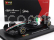 Bburago Alfa romeo F1  C43 Team Stake N 24 Monza Italy Gp 2023 Guanyu Zhou - With Pilot And Showcase 1:43 Černá Červená Bílá Zelená