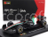 Bburago Alfa romeo F1  C43 Team Stake N 77 Monza Italy Gp 2023 Valtteri Bottas - With Pilot And Showcase 1:43