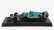 Bburago Aston martin F1  Amr23 Team Aramco Cognizant N 14 Season 2023 Fernando Alonso - With Pilot And Showcase 1:43 Zelená