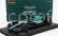 Bburago Aston martin F1  Amr23 Team Aramco Cognizant N 14 Season 2023 Fernando Alonso - With Pilot And Showcase 1:43 Zelená