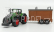 Bburago Fendt Vario 1000 Tractor With Livestock Trailer 2016 1:50 Zelená Šedá