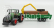 Bburago Fendt Vario 1000 Tractor With Trailer Trunk Transport 2016 - Trasporto Tronchi 1:50 Zelené Šedé Dřevo