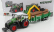 Bburago Fendt Vario 1000 Tractor With Trailer Trunk Transport 2016 - Trasporto Tronchi 1:50 Zelené Šedé Dřevo
