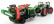 Bburago Fendt Vario 1050 Tractor With Cultivator Trailer 2016 1:50 Zelená Šedá Červená