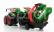 Bburago Fendt Vario 1050 Tractor With Cultivator Trailer 2016 1:50 Zelená Šedá Červená