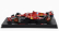 Bburago Ferrari F1  Sf-24 Team Scuderia Ferrari N 16 4th Emilia Romagna Imola Gp 2024 Charles Leclerc - With Pilot And Showcase 1:43 Červená Černá