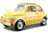 Bburago Fiat 500F 1965 1:24 žlutá