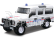 Bburago Land Rover Defender 110 1:50 bílá - policie