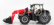 Bburago Massey ferguson 8740s Tractor With Front Loader Scraper 1:50 Red