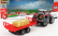 Bburago Massey ferguson 8740s Tractor With Trailer 2016 1:50 Red
