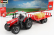 Bburago Massey ferguson 8740s Tractor With Trailer 2016 1:50 Red