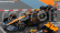 Bburago Mclaren F1  Set 4x - Team Mclaren Mcl36 N 4 Abu Dhabi Gp 2022 - Mcl60 N 4 Singapore Gp - Monaco Gp - British Gp 2023 Lando Norris 1:43 Oranžová Černá Bílá