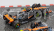 Bburago Mclaren F1  Set 4x - Team Mclaren Mcl36 N 4 Abu Dhabi Gp 2022 - Mcl60 N 4 Singapore Gp - Monaco Gp - British Gp 2023 Lando Norris 1:43 Oranžová Černá Bílá