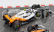 Bburago Mclaren F1  Set 4x - Team Mclaren Mcl36 N 4 Abu Dhabi Gp 2022 - Mcl60 N 4 Singapore Gp - Monaco Gp - British Gp 2023 Lando Norris 1:43 Oranžová Černá Bílá