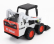 Bburago Mercedes benz Actros 2 Gigaspace Truck Pianale Trasporto Bobcat Ruspa Gommata Front Loader Scraper 2016 1:43 Černá Oranžová