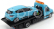 Bburago Mercedes benz Sprinter Soccorso Stradale With Renault Clio Iv 4-door 2013 - Carro Attrezzi - Wrecker Road Service 1:43 Světle Modrá