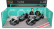 Bburago Mercedes gp Set F1  2x W15 Eq Performance Team Amg Petronas Motorsport N 44 Season 2024 Lewis Hamilton + N 63 Season 2024 George Russell 1:43 Černá Stříbrná Zelená
