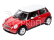Bburago Mini Cooper 1:18 červená