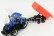 Bburago New holland T7.315 Tractor + Tipping Trailer 1:50 Modrá Červená
