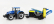 Bburago New holland T7.315 Tractor With Cultivator Trailer 2016 1:50 Blue