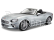 Bburago Plus Fiat 124 Spider 1:24 stříbrná metalíza