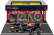 Bburago Red bull F1  Rb19 Diorama Garage Pit-stop Team Oracle Red Bull Racing N 1 World Champion Season 2023 Max Verstappen With Crew Figure And Accessories 1:43 Modrá Žlutá Červená