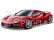 Bburago Signature Ferrari 488 Pista 1:43 červená