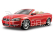 Bburago Volvo C70 Coupe 1:24 červená