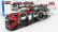Bburago Volvo Fh16 Xl 750 Euro 6 Cab Truck Car Transporter With Land Rover Range Evoque Lrx 2-door 2011 1:43 Red Met