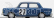 Best-model Simca Abarth 1150 4-door N 27 Rally De Franche-comte' 1967 1:43 Blue