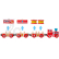 Bigjigs Rail Hasičský vlak + 3 koleje