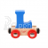Bigjigs Rail Vagónek dřevěné vláčkodráhy - Písmeno L
