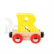 Bigjigs Rail Vagónek dřevěné vláčkodráhy - Písmeno R Poškozený obal