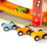 Bigjigs Toys Dřevěná automobilová závodní dráha